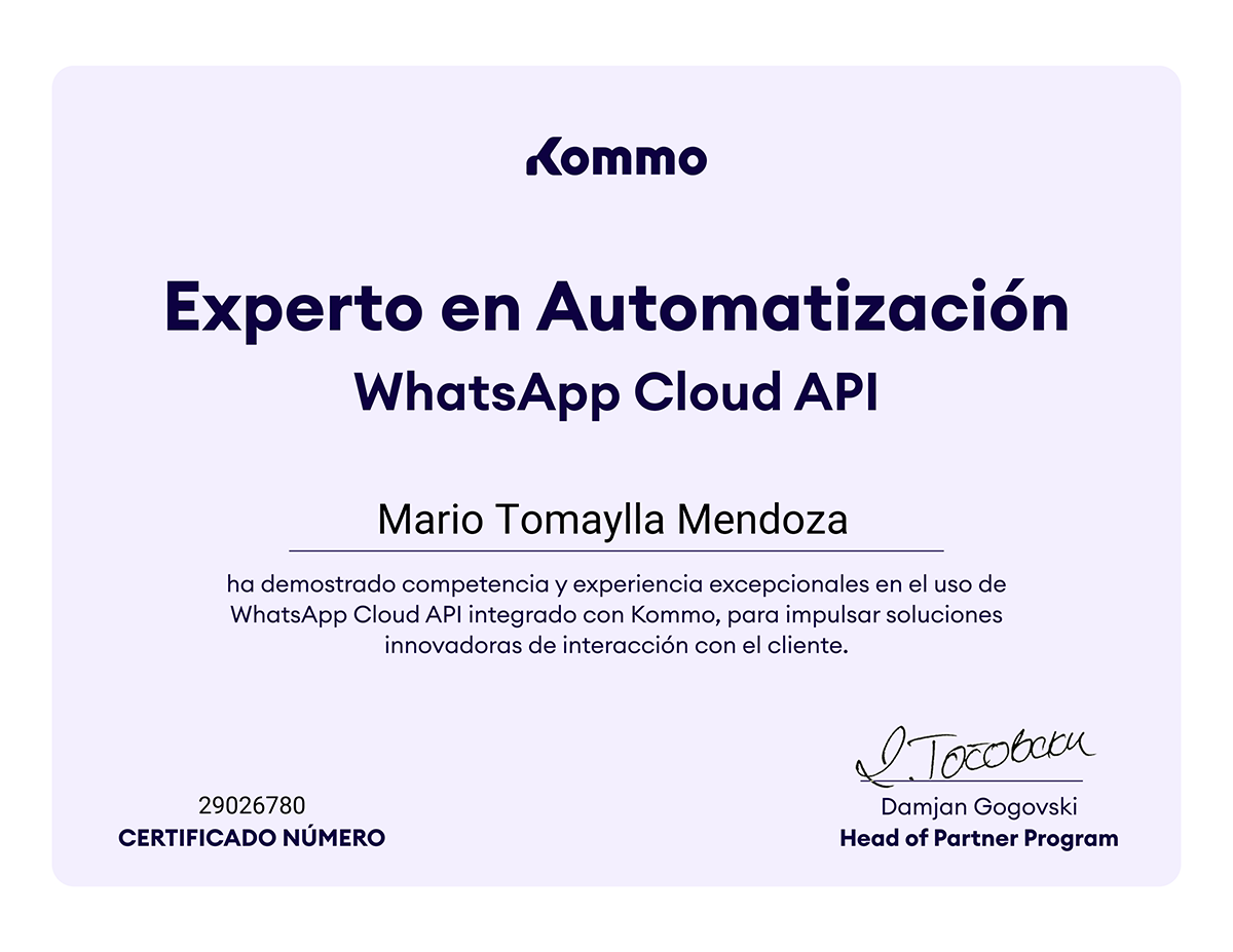Kommo WhatsApp API